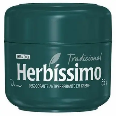 DESODORANTE HERBISSIMO CREME 55GRS TRADICIONAL (VERDE)