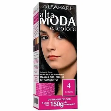TINTURA ALTA MODA 4 CASTANHO 150GR