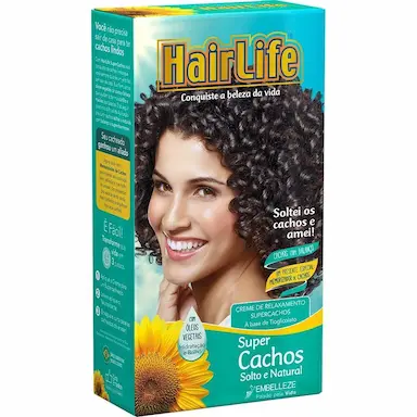 CREME RELAXANTE HAIRLIFE SUPER CACHOS SOLTO E NATURAL