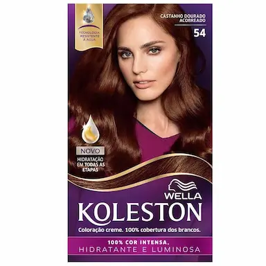 TINTURA KOLESTON 54 CASTANHO DOURADO ACOBREADO (ESPECIAL)
