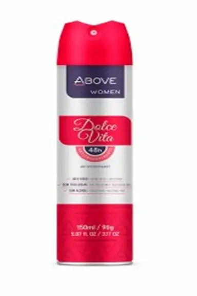 DESODORANTE ABOVE AEROSOL WOMEN DOLCE VITA 150ML/90G