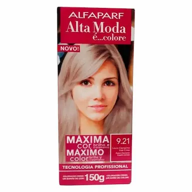 TINTURA ALTA MODA 9.21 LOURO CLARISSIMO IRISE CINZA 150G