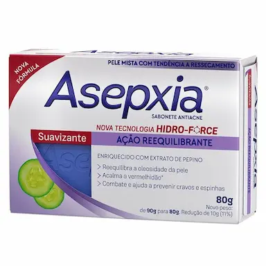 ASEPXIA SABONETE SUAVIZANTE 80G