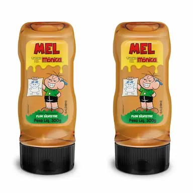 KIT 2UNI MEL TURMA DA MôNICA SILVESTRE 300GR - BALDONI