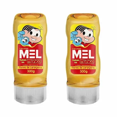 KIT 2UNI MEL TURMA DA MôNICA LARANJEIRA 300GR - BALDONI