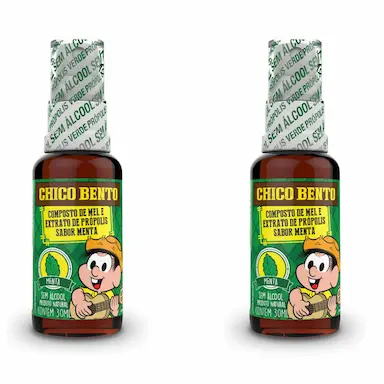 KIT 2UNI PRóPION CHICO BENTO - SPRAY COM MEL E MENTA SEM ÁLCOOL (30ML) - BALDONI