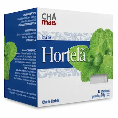 CLINICMAIS CHá HORTELA 10 SACHêS 10G - CHá MAIS