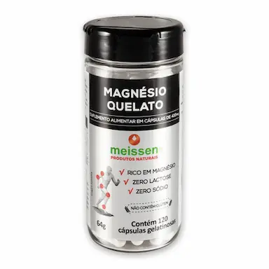 MAGNéSIO QUELATO 433MG 120 CáPSULAS - MEISSEN