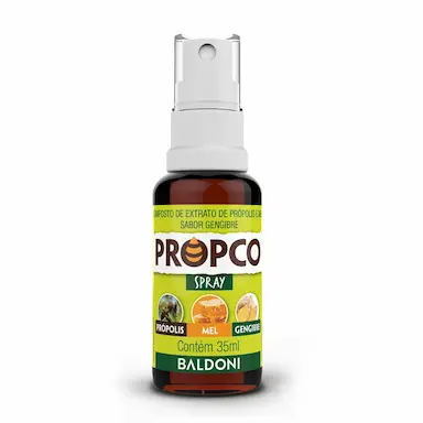 PROPCO SPRAY DE PRóPOLIS, MEL E GENGIBRE (35ML) - BALDONI