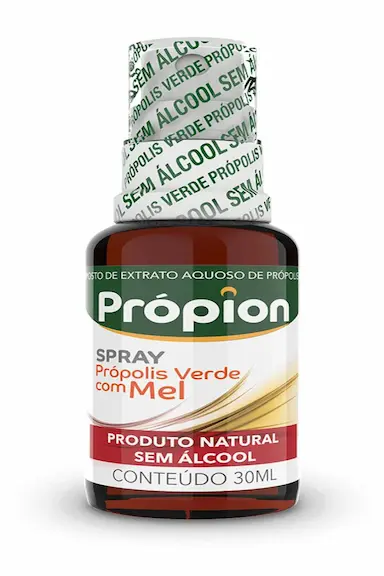 PRóPION SPRAY - PRóPOLIS COM MEL SEM áLCOOL (30ML) - BALDONI