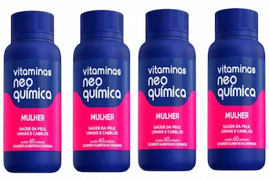 KIT 04 VITAMINA CENTROTABS MULHER C 60CP - NEO QUIMICA