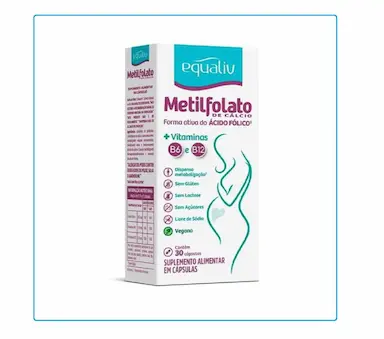 SUPLEMENTO METILFOLATO COM 30CAPS - EQUALIV