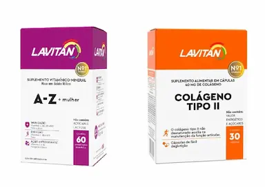 KIT VITAMINA LAVITAN AZ MULHER + COLáGENO TIPO II - CIMED