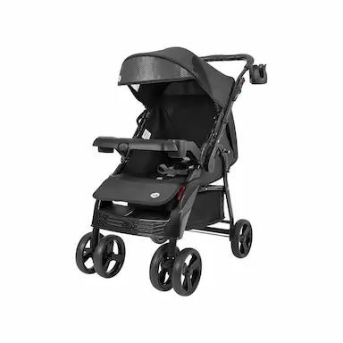 CARRINHO DE BEBê PARA PASSEIO TUTTI BABY NIVO BLACK PRETO