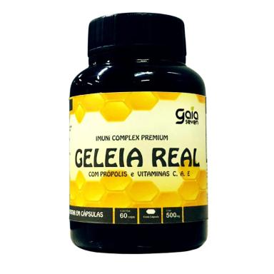 GELEIA REAL LIOFILIZADA COM PRóPOLIS E VITAMINAS 60 CPS - PARA IMUNIDADE, VíRUS E BACTéRIAS