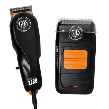 KIT GBS MáQUINA DE CORTE ZERO E BARBEADOR SHAVER 127V