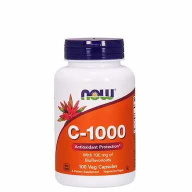 VITAMINA C 1.000MG  NOWFOODS 100 CAPSULAS IMPORTADO
