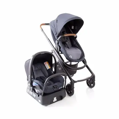 TRAVEL SYSTEM LILA CP² TRIO MAXI-COSI ESSENTIAL GRAPHITE BROWN
