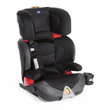 CADEIRINHA DE CARRO OASYS 2-3 FIXPLUS EVO CHICCO 15 AOS 36 K JET BLACK