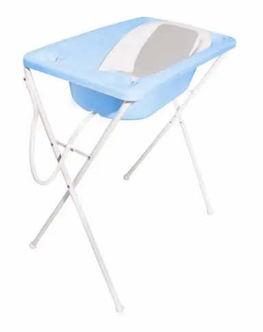 BANHEIRA PARA BEBê PLáSTICA ACQUA TRIO GALZERANO AZUL PASTEL
