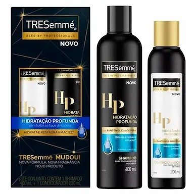 KIT SHAMPOO TRESEMMé HIDRATAçãO PROFUNDA 400ML + CONDICIONADOR 200ML