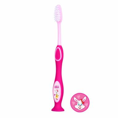 ESCOVA DE DENTES CHICCO 3A+ ROSA