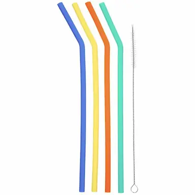 KIT CANUDO EM SILICONE COM ESCOVA - BUBA