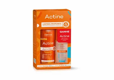 KIT ACTINE GEL DE LIMPEZA 400G + ÁGUA MICELAR 100ML - DARROW