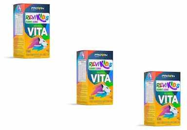KIT 3 REVIKIDS GUMMY COM 60UN - PROWIN