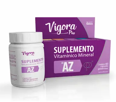 SUPLEMENTO VITAMINICO AZ COM 60CAPS - VIGORA PLUS