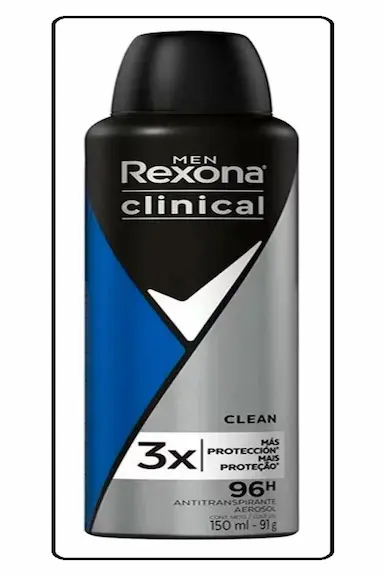 ANTITRANSPIRANTE AEROSOL CLINICAL MEN CLEAN 150ML – REXONA