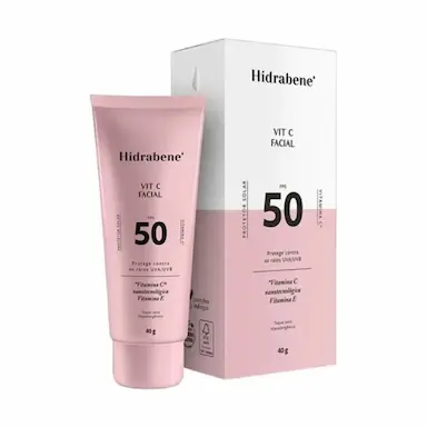 PROTETOR SOLAR FACIAL VIT C COM 40G - HIDRABENE