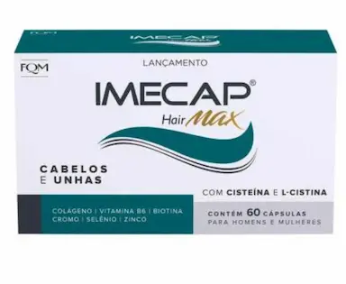 IMECAP HAIR MAX COM 60 CáPSULAS - FQM