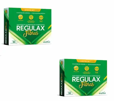 KIT 2 SUPLEMENTO REGULAX FIBRAS 30 COMPRIMIDOS - ECOFITUS