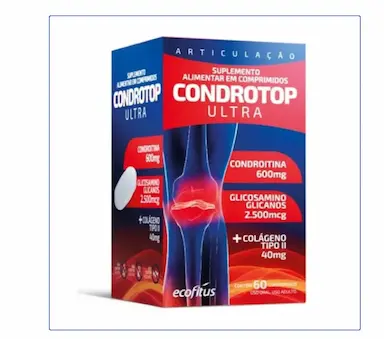 SUPLEMENTO CONDROTOP ULTRA COM 60 COMPRIMIDOS - ECOFITUS