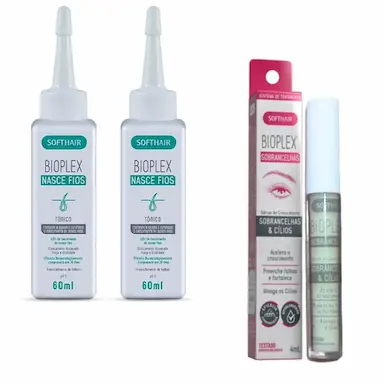 TRATAMENTO CILIOS SOBRANCELHA + 2 TôNICOS CRESCIMENTO CABELO