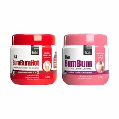 TRATAMENTO PARA ESPINHAS E CELULITE NO BUMBUM KIT INOVADOR