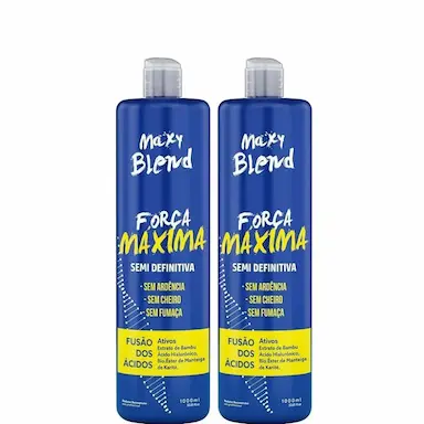 KIT 2 PROGRESSIVA MAXY BLEND FUSãO DOS ACIDOS + BRINDE