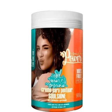 CREME DE PENTEAR SOUL POWER SOL MAR E PISCINA 800G