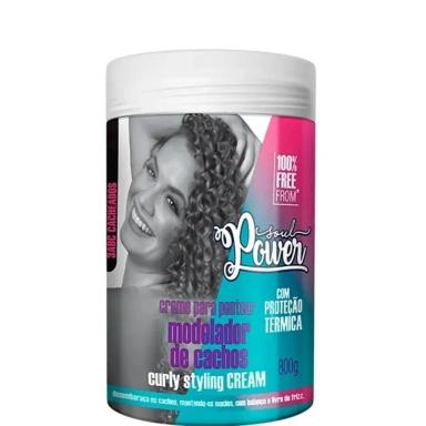 SOUL POWER CURLY STYLING CREAM MODELADOR DE CACHOS CREME PARA PENTEAR 800G
