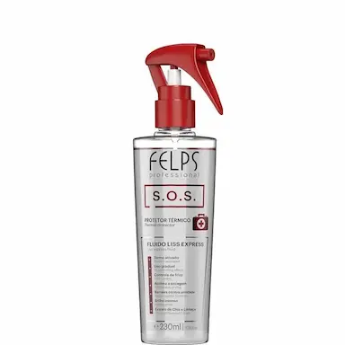 FELPS SOS LISS EXPRESS FLUIDO P/ ESCOVA PROTETOR TéRMICO 230ML