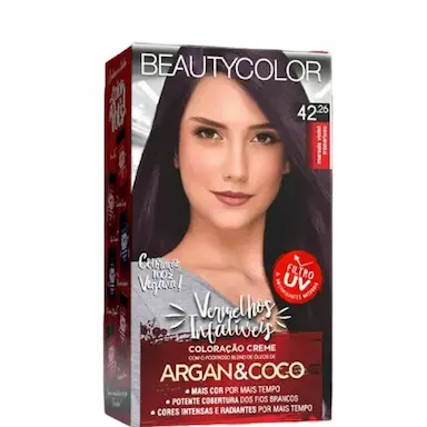 BEAUTYCOLOR KIT COLORAçãO PERMANENTE 42.26 MARSALA VIOLET MISTERIOSO