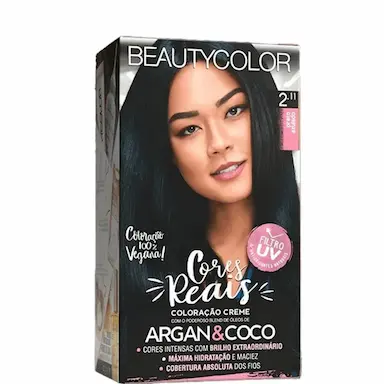 BEAUTYCOLOR COLORAçãO PERMANENTE KIT 2.11 PRETO AZULADO