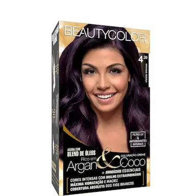 BEAUTYCOLOR COLORAçãO PERMANENTE KIT 4.20 VIOLETA INTENSO
