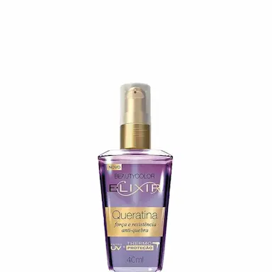 BEAUTY COLOR ELIXIR QUERATINA ÓLEO FORçA E RESISTêNCIA ANTI-QUEBRA 40ML