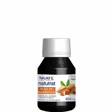 SKAFE NATUTRAT SOS ÓLEO CAPILAR DE AMêNDOAS HIDRATAçãO E MACIEZ 60ML
