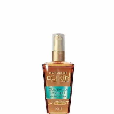 BEAUTY COLOR ELIXIR ÓLEOS EXóTICOS E ARGAN NUTRIçãO E PROTEçãO 40ML