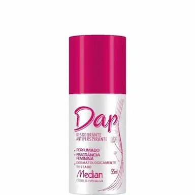 MEDIAN DAP DESODORANTE ANTIPERSPIRANTE ROLL ON FEMININO 55G