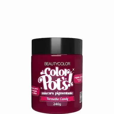 BEAUTYCOLOR COLOR POTS MáSCARA PIGMENTANTE VERMELHO CANDY 240G