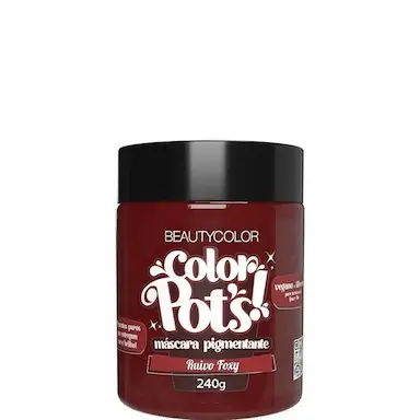 BEAUTYCOLOR COLOR POTS MáSCARA PIGMENTANTE RUIVO FOXY 240G